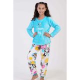 Kız Çocuk Uzun Kol Welsoft Mint Pijama Takım C6T8N0O303 MİNT 9-10 YAŞ
