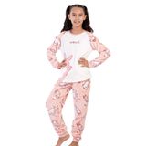 Kız Çocuk Uzun Kol Welsoft Pembe Pijama Takım C9T2N0O403 PEMBE 9-10 YAŞ