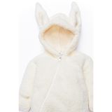 Kız Erkek Bebek Ve Çocuk Fermuarlı Peluş Kışlık Tulum (ekru, 2 yaş)
