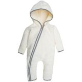 Kız Erkek Bebek Ve Çocuk Gri Biyeli Kışlık Tulum (Gri, 4 yaş)