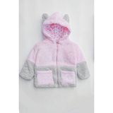 Kız Erkek Bebek Ve Çocuk Müslin Astarlı Ayıcıklı Peluş Mont