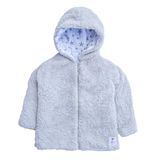 Kız Erkek Bebek Ve Çocuk Müslin Astarlı Fermuarlı Peluş Mont (Gri, 3 Yaş)
