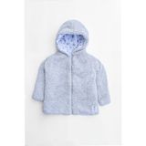 Kız Erkek Bebek Ve Çocuk Müslin Astarlı Fermuarlı Peluş Mont (Gri, 5 Yaş)