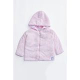 Kız Erkek Bebek Ve Çocuk Müslin Astarlı Fermuarlı Peluş Mont (Pembe, 4 Yaş)