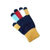 Kız Erkek Çocuk Triko Eldiven Kışlık Örgü Renkli Unisex 6-12 Yaş