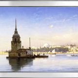 Kız Kulesi Motifli Kanvas Tablo DBSANAT13347