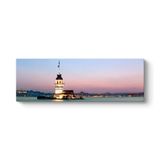 Kız Kulesi Panorama Manzara Tablosu 150 x 50