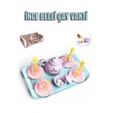 Kız Oyun Seti - Evcilik Oyun Seti - Ince Belli Çay Vakti Oyuncak Seti - Oyuncak Çaydanlık Seti BRLK-OPH-001402
