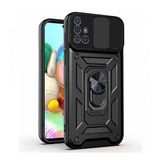 Kızaklı Tank Kılıf Samsung Galaxy A71 Siyah
