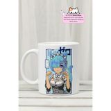 Kizaru Home Re:zero Starting Life In Another World - Rem Anime Tasarım Baskılı Porselen Kupa Bardak - 15 Adet - 330 ml