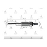 Kızdırma Bujisi (Isıtma) L-200 00-06 Şoklu 12V.
