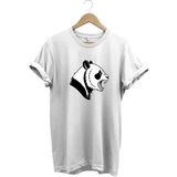Kızgın Kükreyen Panda Baskılı %100 Pamuk Bisiklet Yaka Regular Fit T-Shirt - 2XL - Beyaz