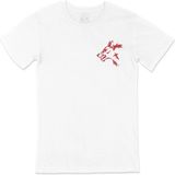 Kızgın Kurt Cep Logo Tasarımlı Beyaz Tişört; Xl
