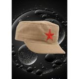 Kızıl Yıldızlı Che Guevara, Fidel Castro Şapkası - Bej - Standart