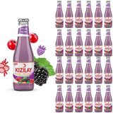 Kızılay Maden Suyu Doğal Karadut Frenk Üzümü Aromalı 200 ml x 24 Adet