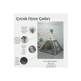 Kızıldereli Çocuk Oyun Çadırı Devrilmeyen Sabitleme Mekanizmalı