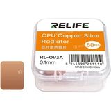 Kızılelma Teknik Relife RL-093 Serisi 12.45X14MM Çip Isı Emici Bakır Levha Anakart Cpu Çip Soğutma Için – 50 Adet