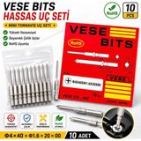 Kızılelma Teknik Vese Bıts Şarjlı Elektrikli Tornavida Ucu 2.0 Kalınlık ( 10 Adettir )