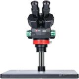 Kızılelma Teknik YCS-6558XS 6.5X-58X Döndürme Trinoküler Stereo Zoom Mikroskop, Büyük Tabanlı