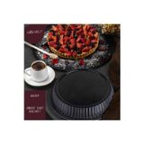 Kızılelmada Kizilelmada 28 Cm Siyah Granit Tart Kalıbı – Yapışmaz Döküm Görünümlü Metal Kalıp