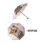 Kızılelmada Kizilelmada Sağlam Kedi Desenli Şemsiye – 66 Cm Açılır, 24 Cm Katlanır, Pratik Kullanım
