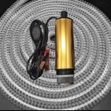 Kızılırmak 12 Volt Alumınyum Dalgıc Tıpı Mazot Aktarma Pompası(Fıltrelı) + Hortum