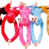 Kızılkaya Oyuncak Peluş Maymun Müzikli Küçük Sarılan Kzl-2101004 (Karışık Renk 1 Adet)