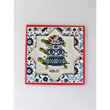 Kızılot Temalı Polyester Kabartmalı Kaplumbağa Desen Magnet 7 X 7 Cm – Dekoratif Hediyelik Buzdolabı Süsü (Kod:1194)
