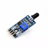 Kızılötesi Alev Sensörü Ateş Algılama Sensör Modülü Flame Sensör Dijital Ve Analog Çıkışlı 4 Pin