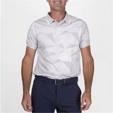 Kjus Spot Printed S/s Erkek Polo Tshirt - Beyaz - Gri - 50
