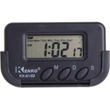 KK-613D Dijital Küçük Masa-Araba Saati-Alarm-Kronometre - Çok Renkli