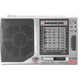 KK-9803 Taşınabilir Fm Radyo Küçük Boy Cep Radyosu Pilli Radyo Fm/mw/sw1 - Gri