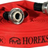 Kkdavm 6" İÇİ KAUÇUK DIŞI PU KAPLI KIRMIZI 25 METRE YANGIN HORTUMU TS 9222 SERTİFİKALI