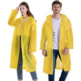 KKDSTOCK Work Safety Equipment Panço yağmurluk, üniseks, tekrar kullanılabilir, şeffaf, PEVA taşınabilir, su geçirmez yağmurluk, nefes alır, seyahat, yürüyüş, bisiklet ve kamp için (Sarı)
