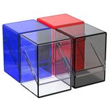 KKU 4 Paket Kart Tahtası Kılıfları, Ticaret Kartı Saklama Kutuları Akrilik Kart Tutucu Kılıflar, Güverte Saklama Kutusu Spor Kartları, MTG ve YuGiOh için Uygun 400+ Kollu Kart Tutar (4 Renk)