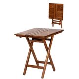 KL BAHÇE MOBİLYA Katlanır Ahşap Masa 60X60 Atina Masa
