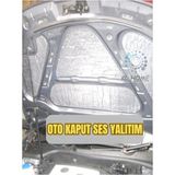 Kl Home 1,,5m2 (150CMX100CM) -9mm Alumunize Folyolu Ses Yalıtım Oto-Karavan Kaput AltıKendinden Yapışkanlı