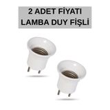 KL HOME 2 ADET FİYATI - LAMBA DUY - AMPUL DUY FİŞLİ - BEYAZ RENK