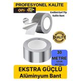 KL HOME 30 METRE-5CM PRO KALİTE ALUMİNYUM BANT (ASPİRATÖR BORU-SOBA BORUSU MUTFAK Band )