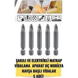 Kl Home 5 Adet Pz2 50 mm Vidalama Aparatı Şarjlı Matkap için Hafif ve Taşınabilir Kullanım