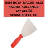 Kl Home 8cm Boya Duvar Kazıma Spatulası Ergonomik Tasarım ile Kolay Kontrol Sağlar