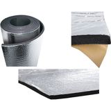 Kl Home 9mm kalınlık- 200*100 cm (2m2) Alüminize Folyo Kaplı Oto Araç Kaput Ses Yalıtım Süngeri Yapışkanlı - 200 x 100 cm