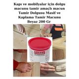 KL HOME AHŞAP TAMİRAT DOLGU MACUNU-BEYAZ RENK-200GR