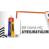 Kl Home Büyük Tüp 125 gr Derby Yapıştırıcı Çok Amaçlı Deri Kösele Lastik, Kumaş Kağıt Tahta Cam