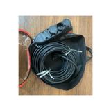 KL HOME Çantalı 20metre Elektrik 3 Priz Koruma Kapaklı 3x2,5mm Kamp Karavan Alanların Uzatma Şarj Kablo