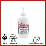 Kl Home Difix Su Bazlı Beyaz Ahşap Tutkalı 200 gr Polivinil Asetat Esaslı Güçlü Yapıştırıcı