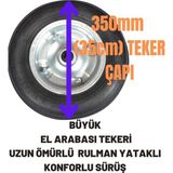 Kl Home El Arabası Tekerlek Dubleks Bilyalı 350
