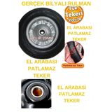 KL HOME Gerçek Rulmanlı El Arabası Yük Arabası Dolma Teker