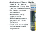 KL HOME Gri Renk Silikonize Akrilik Mastik 450gr