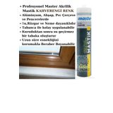 KL HOME Profesyonel Kalite Kahverengi Mastik Akrilik 450gr